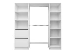 BASEL 2M WALK IN WARDROBE KIT - FLUTED V164-ECW5FB