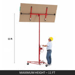 11FT Drywall Panel Lifter Gyprock Plasterboard Sheet Board Hoist Lift V379-DRYWALLH011009