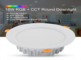 Milight 18W RGBCCT Dimmable LED Panel Downlight Recessed Ceiling WiFi Light Bulb Lamp V1294-YM0727-JY06696