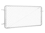 Chain Link Fence Gate, 183 x 122 cm, Adjustable Chain Link Fence Panel, Fit 67-183 cm x 183 cm V952-SWHYM7248INC0PSZBV0