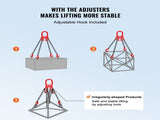 Chain, 8 mm x 300 cm Lifting Chains with Hooks, G80 Engine Chain Hoist Lifts, 5 Ton Lifting V952-DGDLHHMGFH1JG4PKZV0