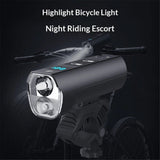 Super Bright Front Bike Light for Night Riding, Bike Headlight USB Rechargeable, Waterproof Front V1192-AZ-W-7843