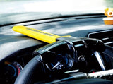 Car steering wheel lock - Anti-theft - Lock for classic cars - Security lock - With 2 keys - Yellow V1188-MS-313-0168
