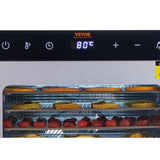 VEVOR 10 Trays Food Dehydrator Machine Stainless Steel 800W Jerky Fruit Drying V952-SPF100548800WDQGIV3