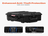2.5 Cu.ft Weatherproof Hard Case, Waterproof Hard Case with Rolling Wheels and Retractable Pull V952-FFYLGX30LFYC2ZF5YV0