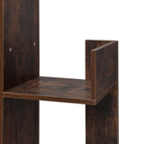 Artiss Tree-Shaped Bookshelf ROMI Walnut FURNI-Q-DSHELF-01-BR