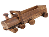 Wooden Flower Pot Cartoon Train Shape Good Ventilation Succulent Flower Pot Decoration for Garden V1294-YM0715-3111220160211