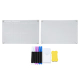 15.7 X 11.8in Magnetic Dry Erase Calendar Acrylic Clearner Board For Fridge Refrigerator Weekly V1294-YM0706-3118230166712
