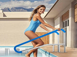 Pool Handrail 55 x 32 inch Stainless Steel with Base Plate for Spas V952-BXGYCFSDDB554Q8KLV0