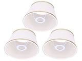 3PCS E14 Lampshade Barrel Shape Table Lamp Meson Installation Fabric Bedroom Ceiling Lamp V1294-YM0715-3119210303611