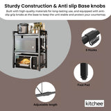 Kitchee Microwave Double Shelf - Expanding Storage Rack Kitchen Organiser Stand V238-SUPDZ-41181999956048