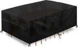 Waterproof Garden Set Protective Cover with Drawstring and Good Drainage - W242 x L160 x H100CM V1188-MS101-01175-1
