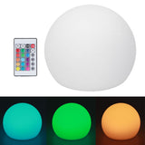 LED Ball Light 24 Key Remote Control RGBW Globe Lamp Night Light with 16 Color Dimmable 4 Modes V1294-YM0901-3119210153811