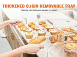 Pastry Display Case, 2-Tier Commercial Countertop Bakery Display Case, Acrylic Display Box with Rear V952-YKLMBZSJYKL2YEFSCV0