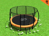 Kahuna 8 ft Trampoline Spring Outdoor - Orange TRA-KAH-08-OR