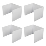 4pcs Classroom Privacy Shields Easy to Clean Quick Installation Plastic Desk Divider Boards for V1294-YM0901-3117230280611