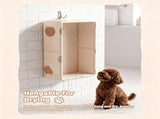 Collapsible Pet Bathtub with Side Drain Plug,Easy Hanging,Foldable Portable Tub for Dogs V1369-AZ3-W-17936