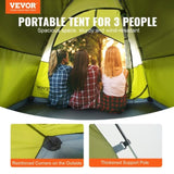 Camping Tent, 7 x 7 x 4 ft Fit for 6 Person, Waterproof Lightweight Backpacking Tent, Easy Setup, V952-LYZPBLXWDLNJBUREMV0