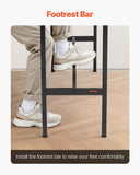 VEVOR Table, Sturdy Metal Frame High Top Pub Table, Narrow Long Kitchen Dining, Cocktail Counter V952-JXBTZJXBTZW3T867K001V0