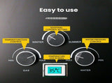 Thermomate Portable Gas Outdoor Camping Hot Water Heater System, with 12V Pump, Shower Head, Black V219-CMPWHTTHBK2A