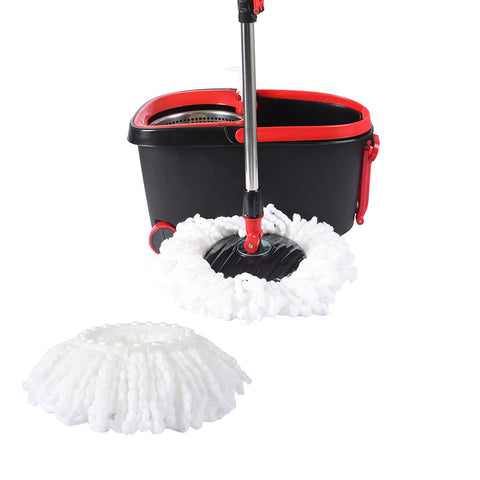 Cleanflo Spin Mop Bucket Set 360 Degree Black HC1002-BK