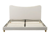 Artiss Queen Bed Frame with Boucle Headboard, Beige, 300kg Capacity BFRAME-H-DORA-Q-BG-ABC