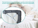 Bed Sheet Fasteners, Adjustable Mattress Suspenders, Mattress Cover Straps, Bed Corner Holder and V1258-DP02-F-96