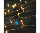 350 LED Solar Waterfall String Light Fairy Xmas Tree Hanging Decor Outdoor - Warm White V1263-JX-1636