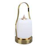 Cordless Lantern LED Retro Rechargeable Stepless Dimming 3 Lighting Modes with Handle Table Lamp for V1294-YM0901-3119240052811