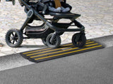 Curb Ramp, 6.5 cm Rise Rubber Driveway Ramps, Heavy Duty 15 tons Weight Capacity Threshold Ramp, V952-ZXDBLYPDGB148U6S1V0
