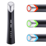 Advanced 4-in-1 Facial Device, Microcurrent Face Massager with Heat Therapy & Vibration, LED Light V1107-110-23204