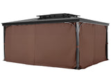Gazebo Outdoor, Fit Most 2840 x 2840 x 2110 mm Gazebos, 4-Panel Sidewall Gazebo Privacy V952-SMLTCL10FT10KOIO4V0