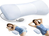 Inflatable Lumbar Support Pillow for Bed with Customized Lower Back Pain Relief & Support, Memory V1107-115-48720