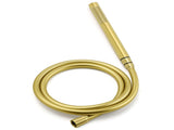 Brushed Gold Twin Shower Set Sliding Rail Arm 8" Round Head Stainless Steel Handheld Rose Combo V1233-S4902ABGSS019CBGKSR108G