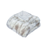 J Elliot Home Lynx Wild Cat Faux Fur Throw Rug 130 x 160cm V442-IDC-THROW-LYNX-IVORY-RE
