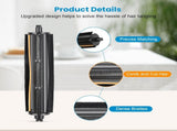 19 Pcs TriCut Brush Accessories Kit for Dreame X40 Ultra/X40 Master/L40 P10 Pro V1258-DP02-F-265