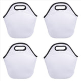 4X Sublimation Blank Lunch Bag Reusable Insulated Thermal Lunch Box Carry Case Handbags Tote with V1370-AZ4-10375