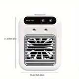 USB desktop fan and air cooler - Portable personal cooling fan, operates with USB power supply, V1105-YAKT-001