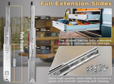 Two heavy-duty drawer slides for sturdy drawers, 51mm wide and 20 inches long, with a standard width V1237-MS-626-263