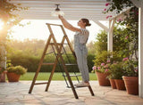 5 Step Ladder Foldable Lightweight Aluminium with Anti-Slip Pedals V63-954091