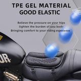 Motorcycle Seat Cushion,Pressure Relief Motorcycle Seat Pad,High Elasticity Gel 3D Honeycomb V1259-DP01-A-3351