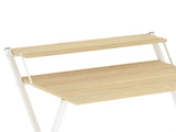 Levede Foldable Computer Desk Office Study Desk Oak DH1069-OAWH-AU