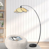 Sarantino Minimalist Synthetic Rattan Floor Lamp LMP-MLM-4669