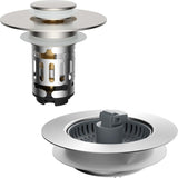 Upgraded 3 in 1 Bathroom and Kitchen Sink Drain Strainer V1258-DP02-C-834