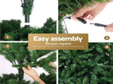 Jingle Jollys Christmas Tree 2.7m Xmas Tree Decorations 1800 LEDs 1831 Tips 8 Light Modes XM-TR-E-WELL-9F-LED-N
