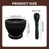 Mixing Grinder Crusher Kitchen Bowl Smashing Tools-Wood Grain,for Garlic Ginger Spices Seeds Nuts V1366-AZ2-W-23849