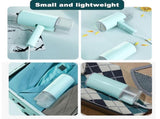 800W Foldable Handheld Travel Clothes Steamer 4.7oz Tank Quick Steam Green V1263-JX-5904