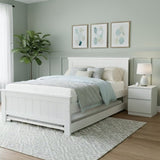 Artiss King Single Bed Frame and Bedside Table WBED-03KS-FURNI-PURE-AB