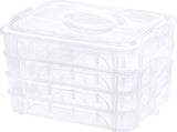 4 Layers Stackable Clear Storage Box/Organizer for Holding 80 Spools Home Embroidery & Sewing Thread V1258-DP02-C-1443