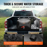 Portable Water Storage Bladder 29.9 Gal PVC Collapsible Water Tank Black V952-CSDHSPVCB113E9XVWV0